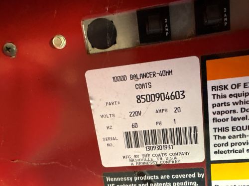 Coats 1000 Direct Drive Wheel Balancer - Image 3